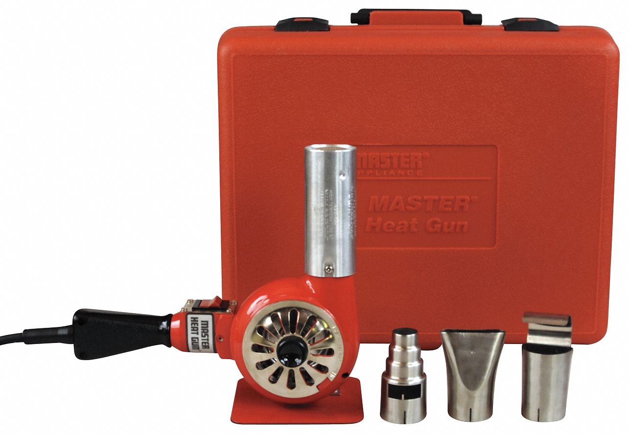 Heat Gun Kit, 200 to 300 F, 120V, 23 CFM