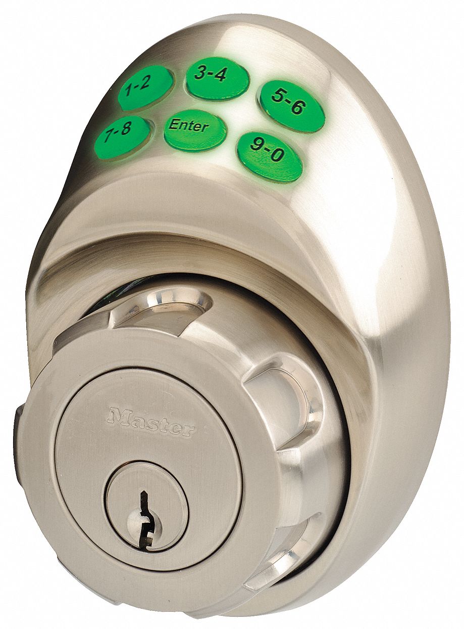 Keypad deadbolt Schlage C Satin Nickel