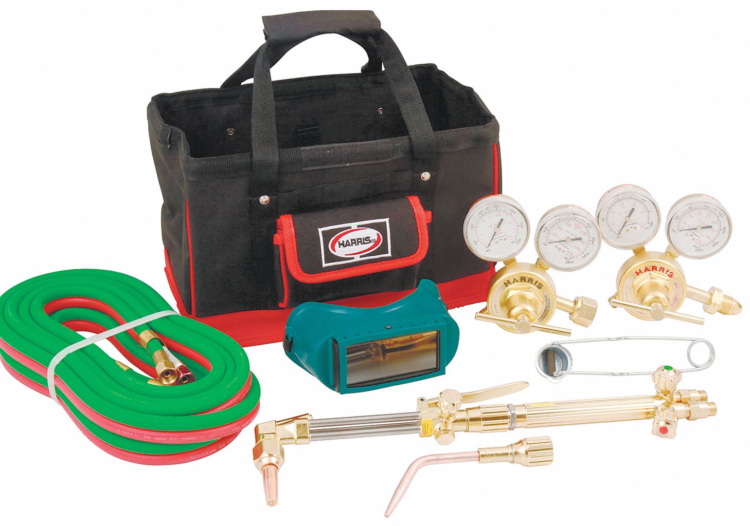 Welding and Cutting Outfit, #5, 1AC, 11 Pcs