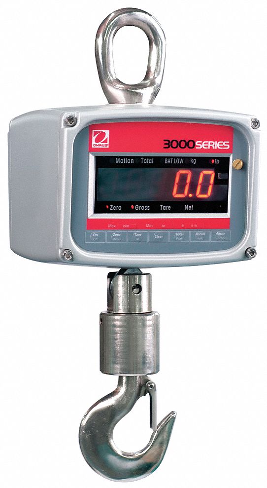 Digital Crane Scale, Metal, 15 In. H