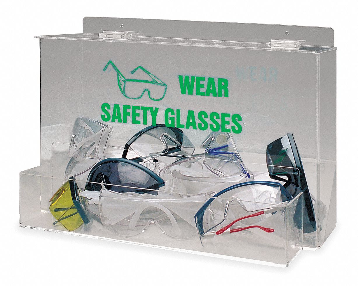 Prot Eyewear Disp, Tray, Clr, Acryl