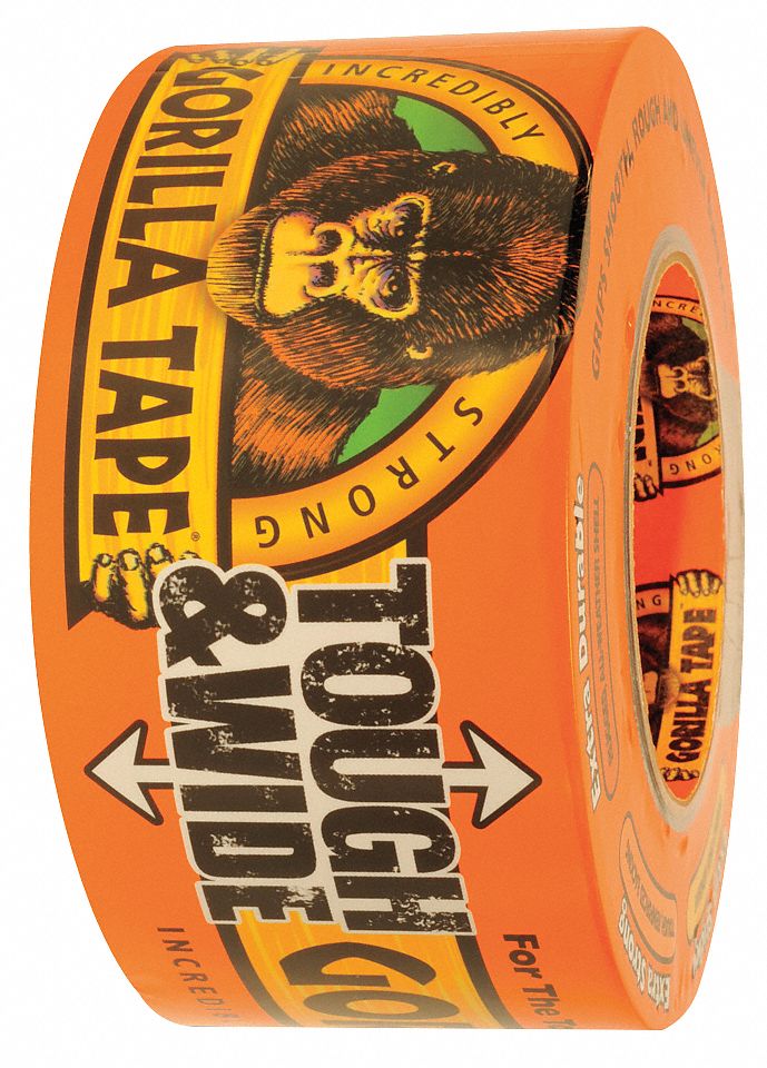 Duct Tape, 2.88 In x 30 yd, 17 mil, Black
