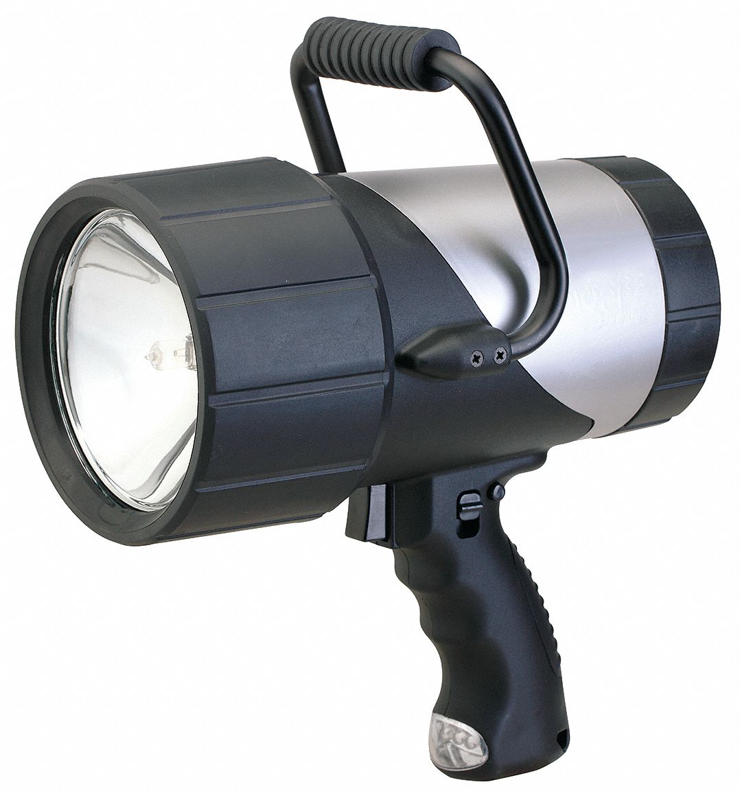 Spotlight, Rechargeable, Silver/Black