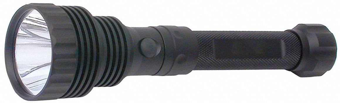 Rechargeable Flashlight, Black, LED