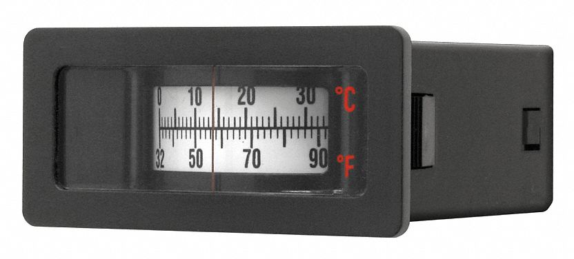 Drum Panel Mt Thermometer, 50 to 250F