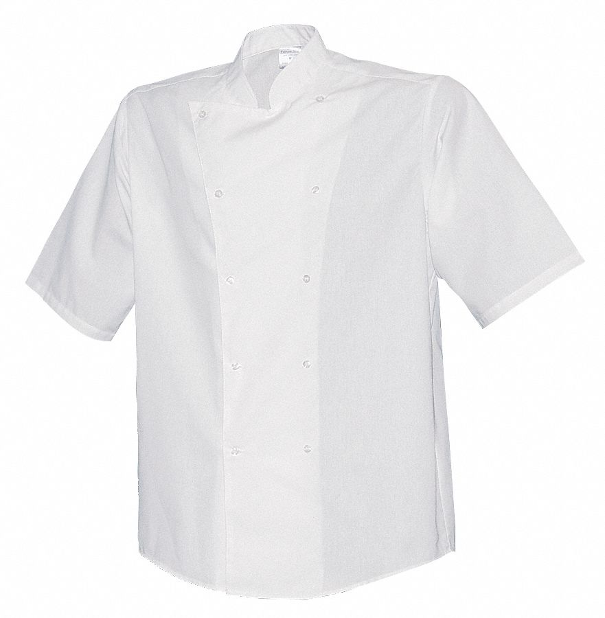 Unisex Bistro Shirt, XS, Whtie
