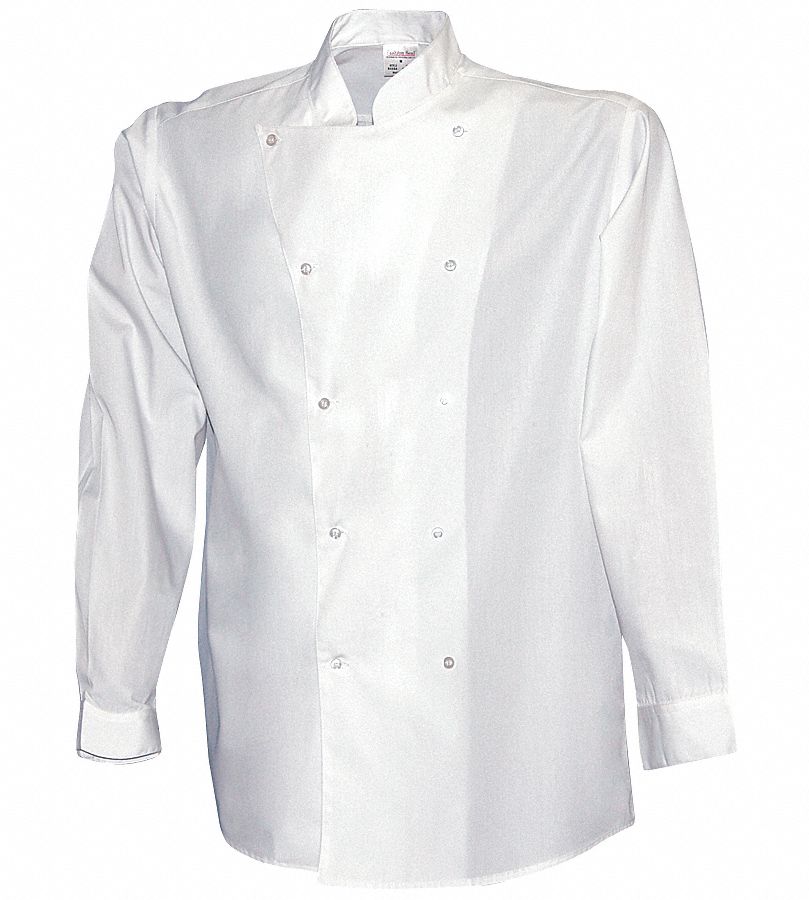 Unisex Bistro Shirt, 2XL, Whtie