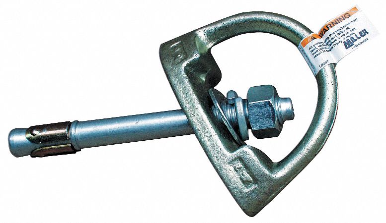 D-Bolt Anchor Connector, 4 In Ring Dia.