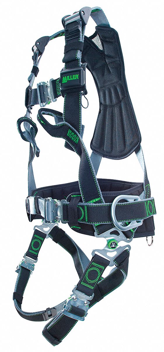 Full Body Harness, S/M, 400 lb., Black