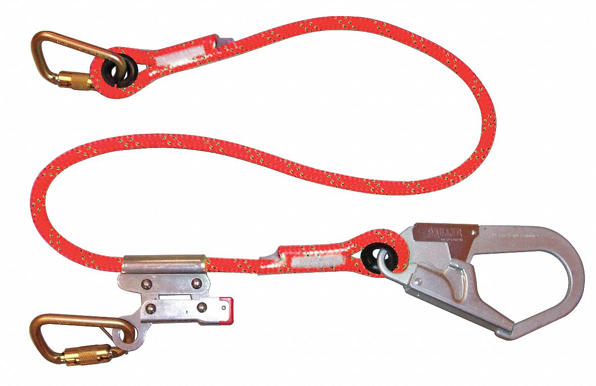 Restraint Lanyard, 6 ft., 310 lb., Rope