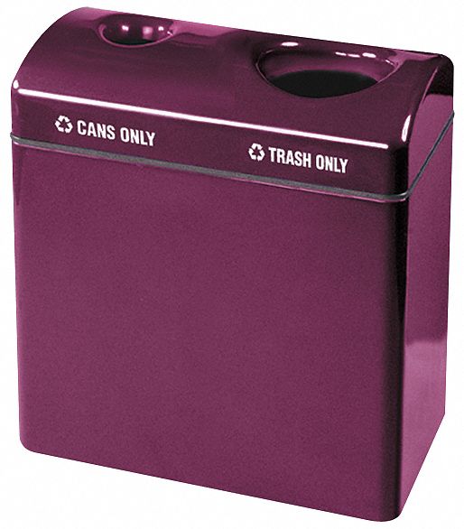 Recycling Receptacle, Multi Open Top, 23G