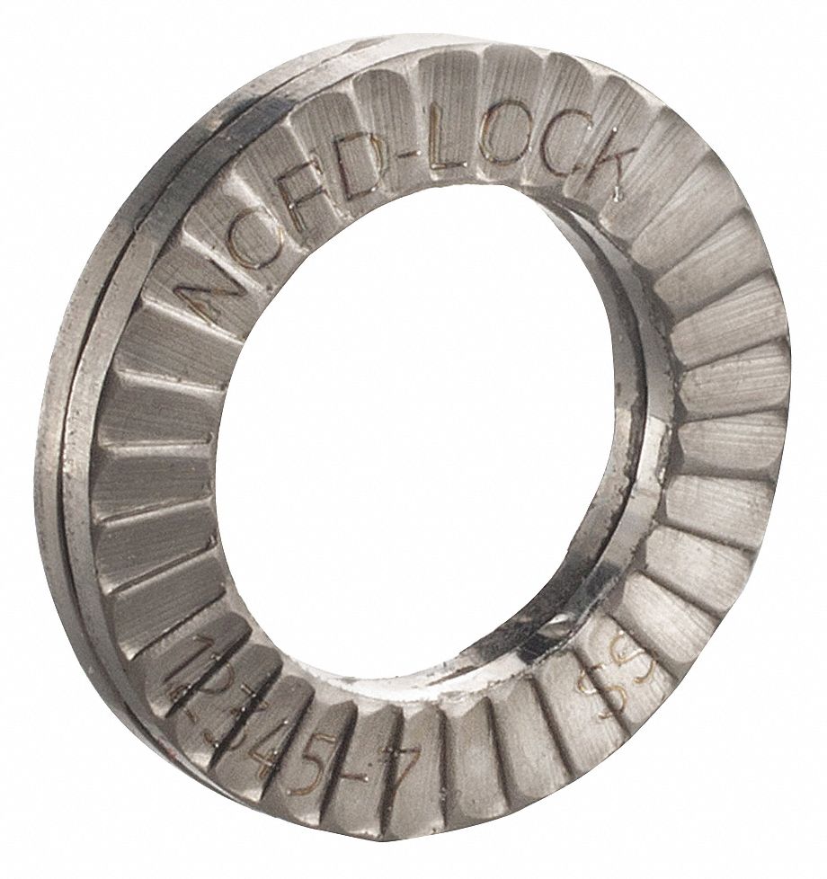 Lock Washer, SS, Fits 1 3/8 In, 0.27 T, Pk25