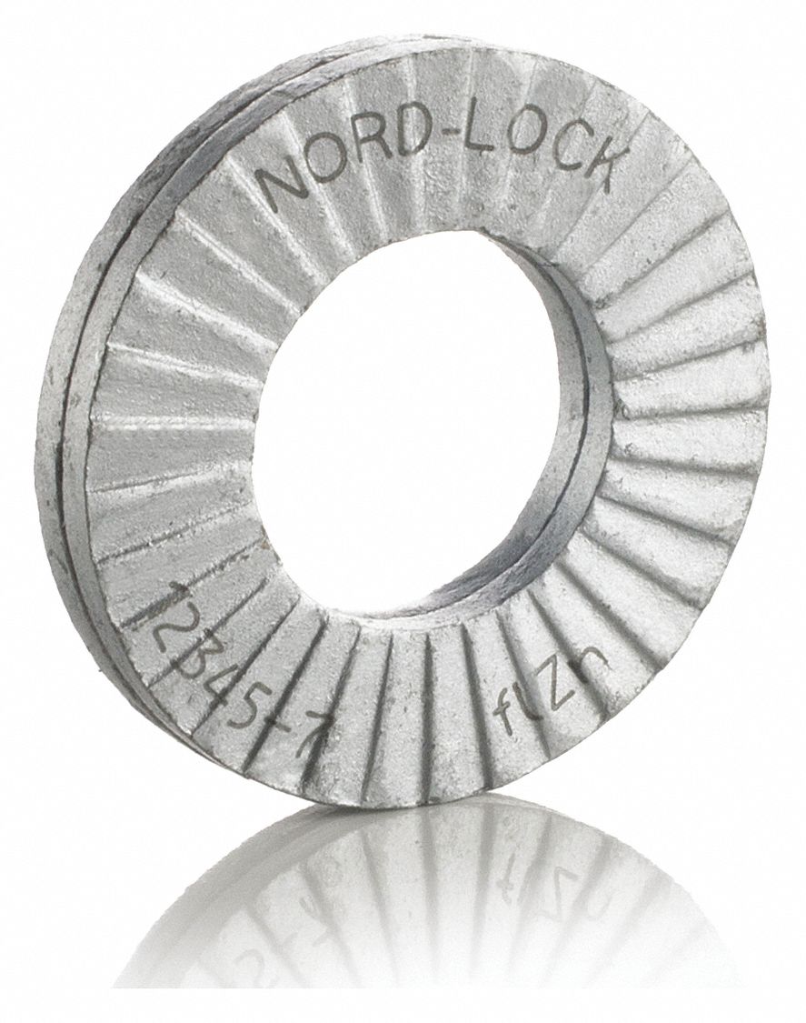 Lock Washer, Stl, Fits M20, 3.4mm Th, Pk 100