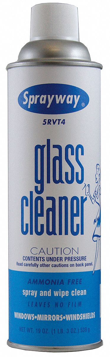 Glass Cleaner, 19 oz., White