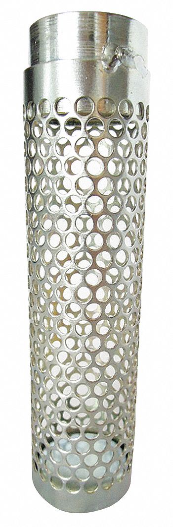 Suct Strainer, 1-5/8 Dia, 1 NPSM, Side Perf