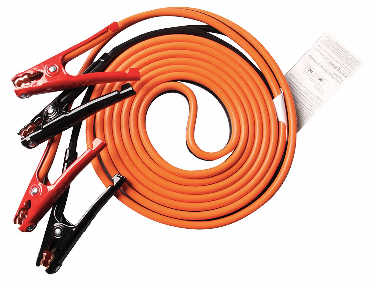 Booster Cable, SD, 4 AWG, 16 Ft, 285 Amp