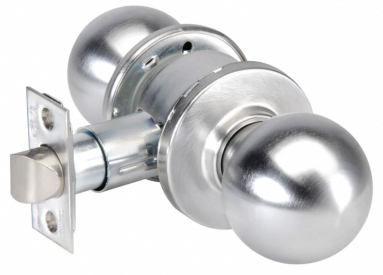 Lockset, Knob, Chrome