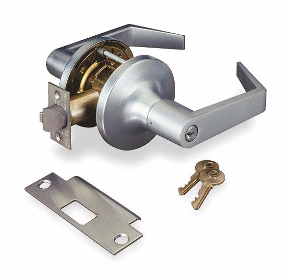 Lockset, Lever, Chrome