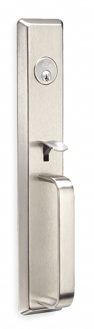 Escutcheon Pull w/Lock and Thumbpiece