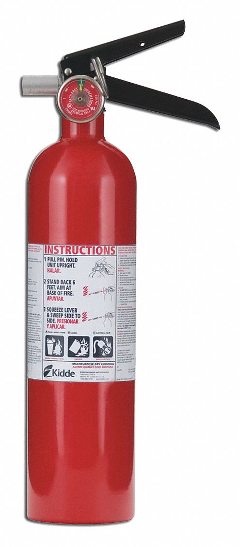 Fire Extinguisher, Dry Chemical, 1A:10B:C