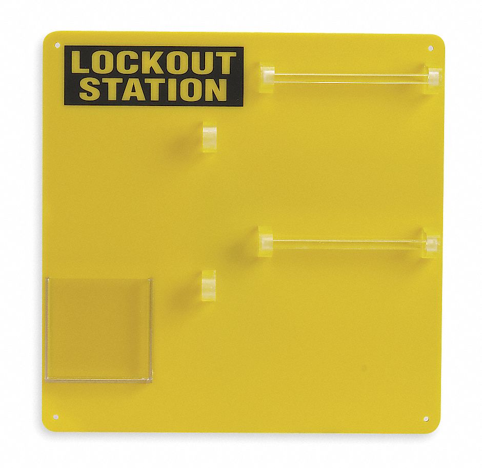 Lockout Board, Unfilled, Polycarbonate