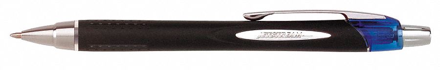 Rollerball Pen, Retract, Bold, Blue, PK 12