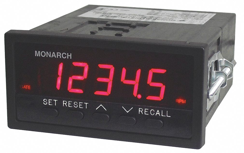 Panel tachometer, 0 to 5 VDC Output