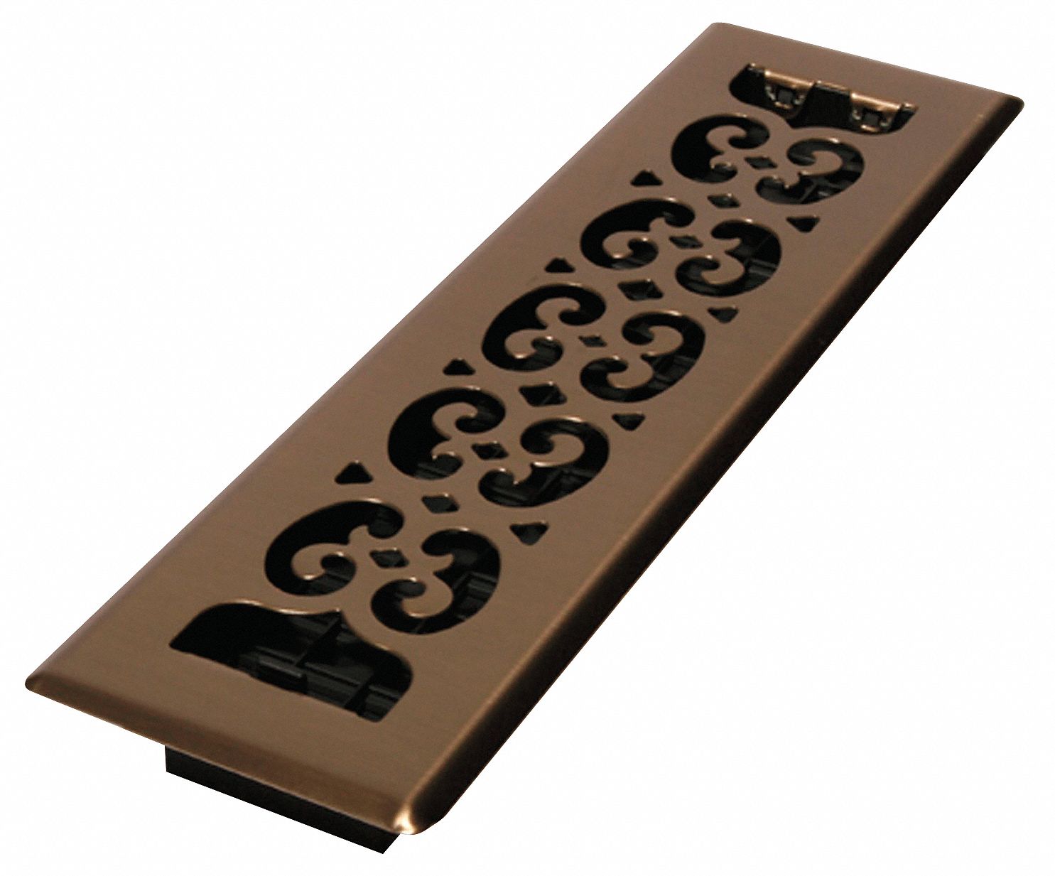 2x14 Scroll Steel Plated Antique
