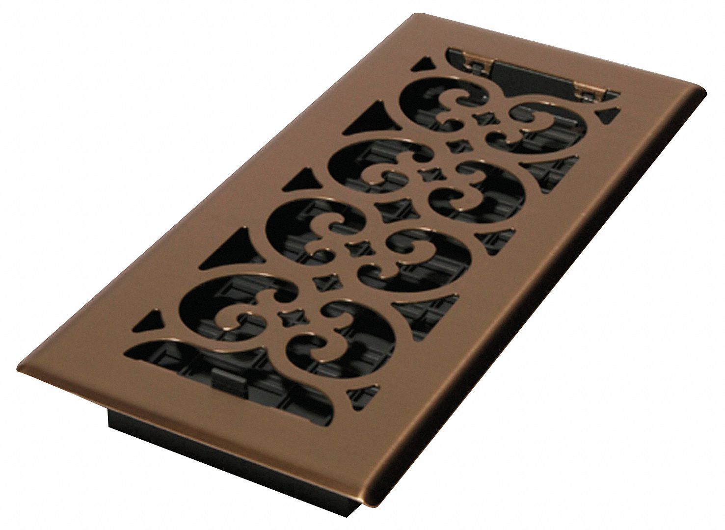 4x10 Scroll Steel Plated Antique