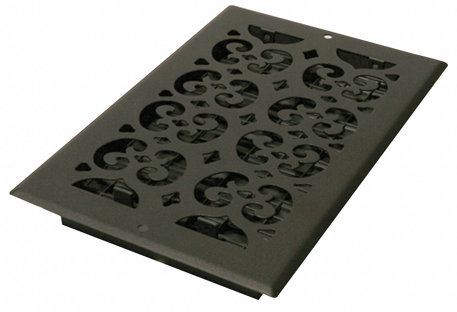 6x10 Scroll Steel Text Black Wall Reg