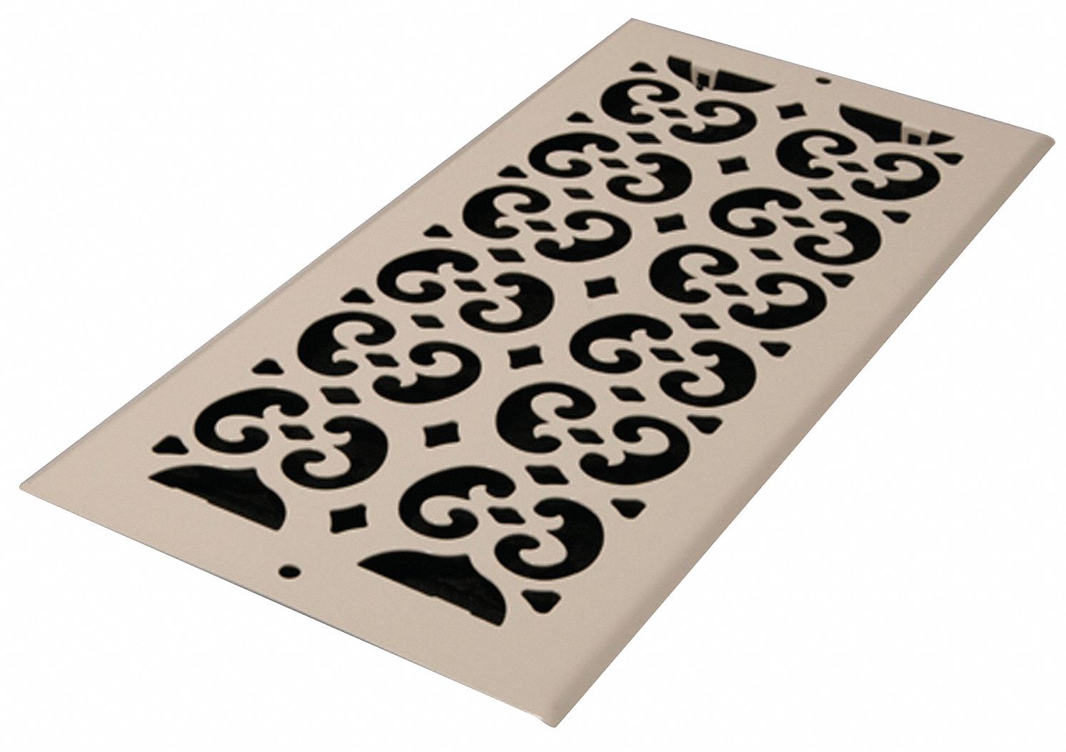 6x14 Scroll Steel White Return Air