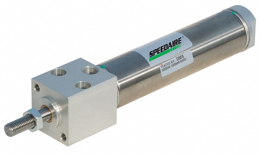 Air Cyl, 1-1/2 In Bore, 6 In Stroke