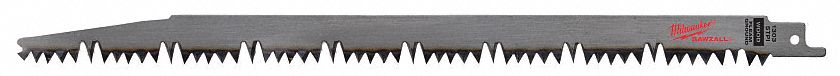 Reciprocating Saw Blade, 12 In. L, PK 5