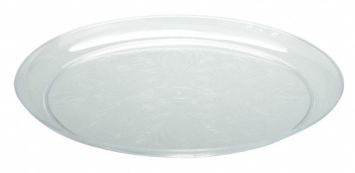 Round Plate, 9 In, Clear, PK 240