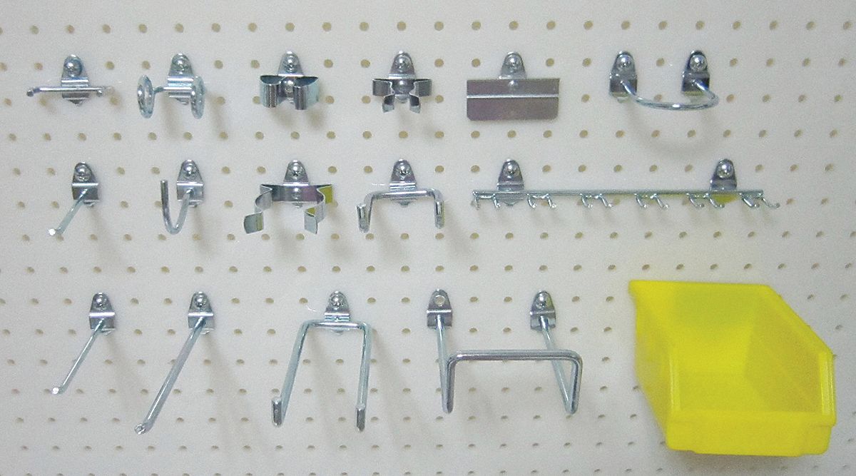 Pegboard Hook Assortment Kit, 26 Pieces