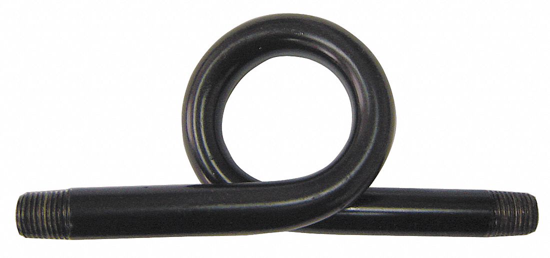 Siphon, 500 psi, 1/4 In NPT, Iron