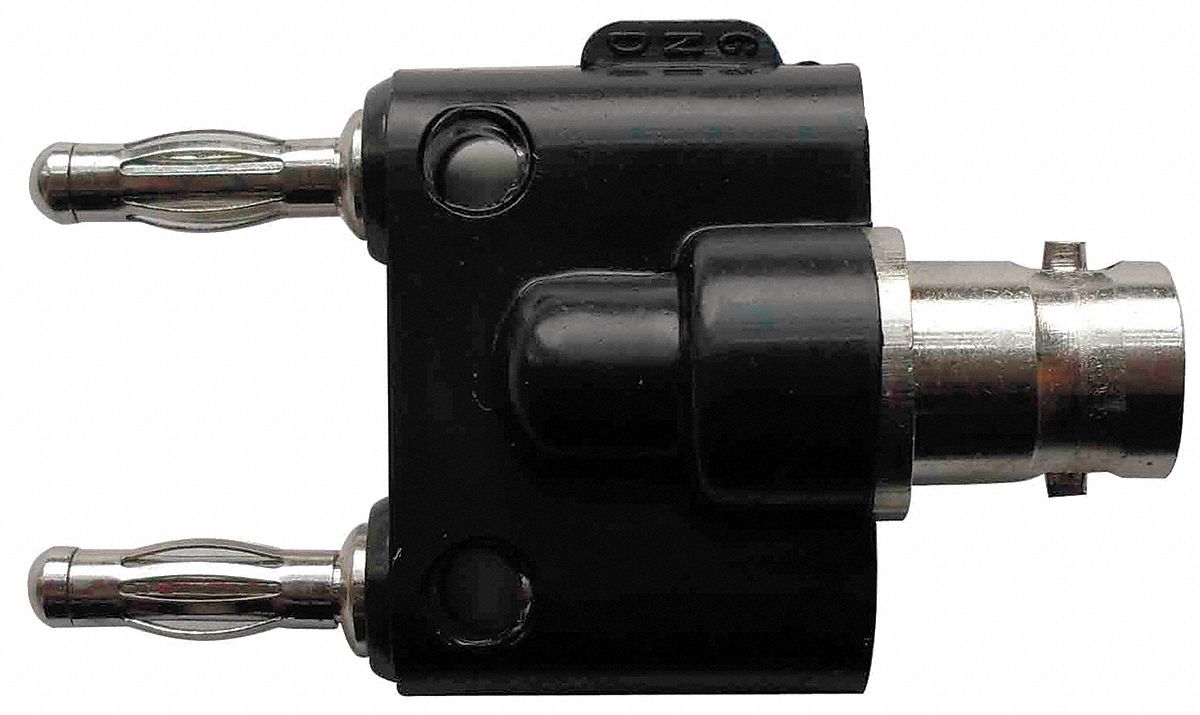 BNC Adapter, Female to Double Banana Plug