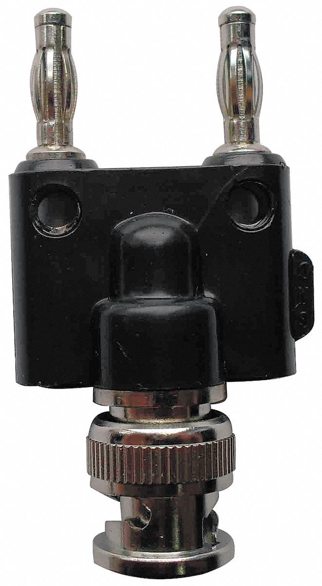 BNC Adapter, Male to Double Banana Plug