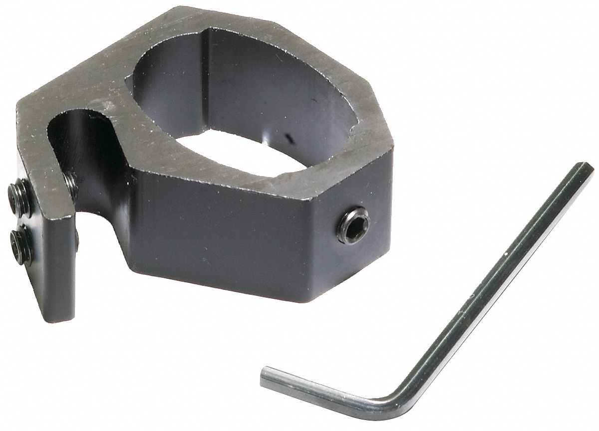 Helmet Clamp, Black, w/Allen Wrench