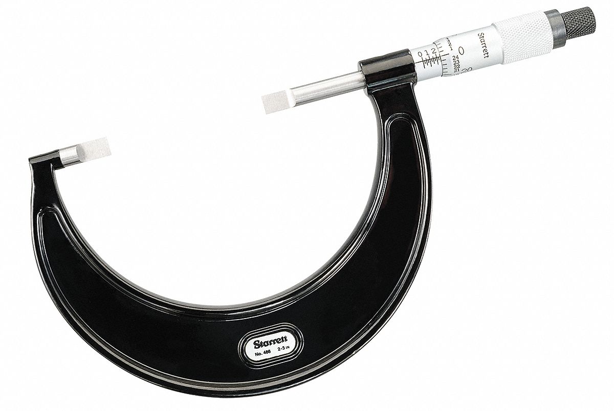 Blade Micrometer, 2-3 In, 0.001 In Res