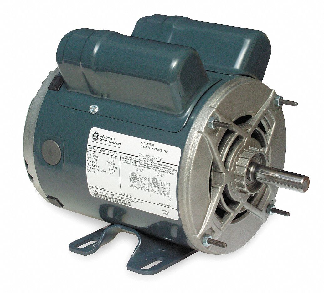 Instant Rev Motor, 1/3 HP, 1725 RPM, 115 V