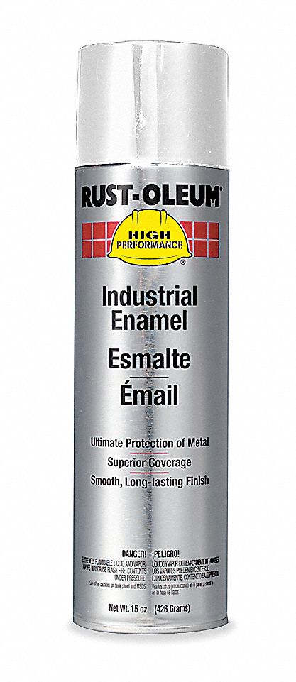 Rust Preventative Spray Paint, White, 15oz