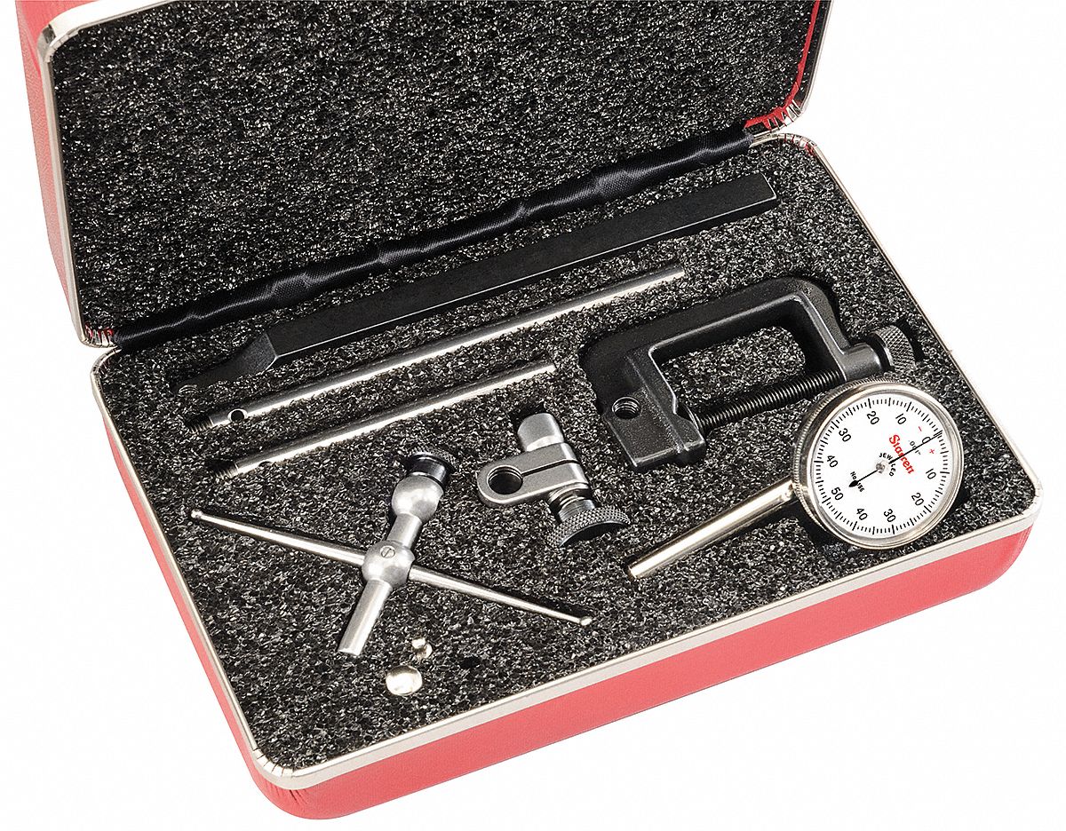 Test Indicator Set, Back Plunger, 0.200 In