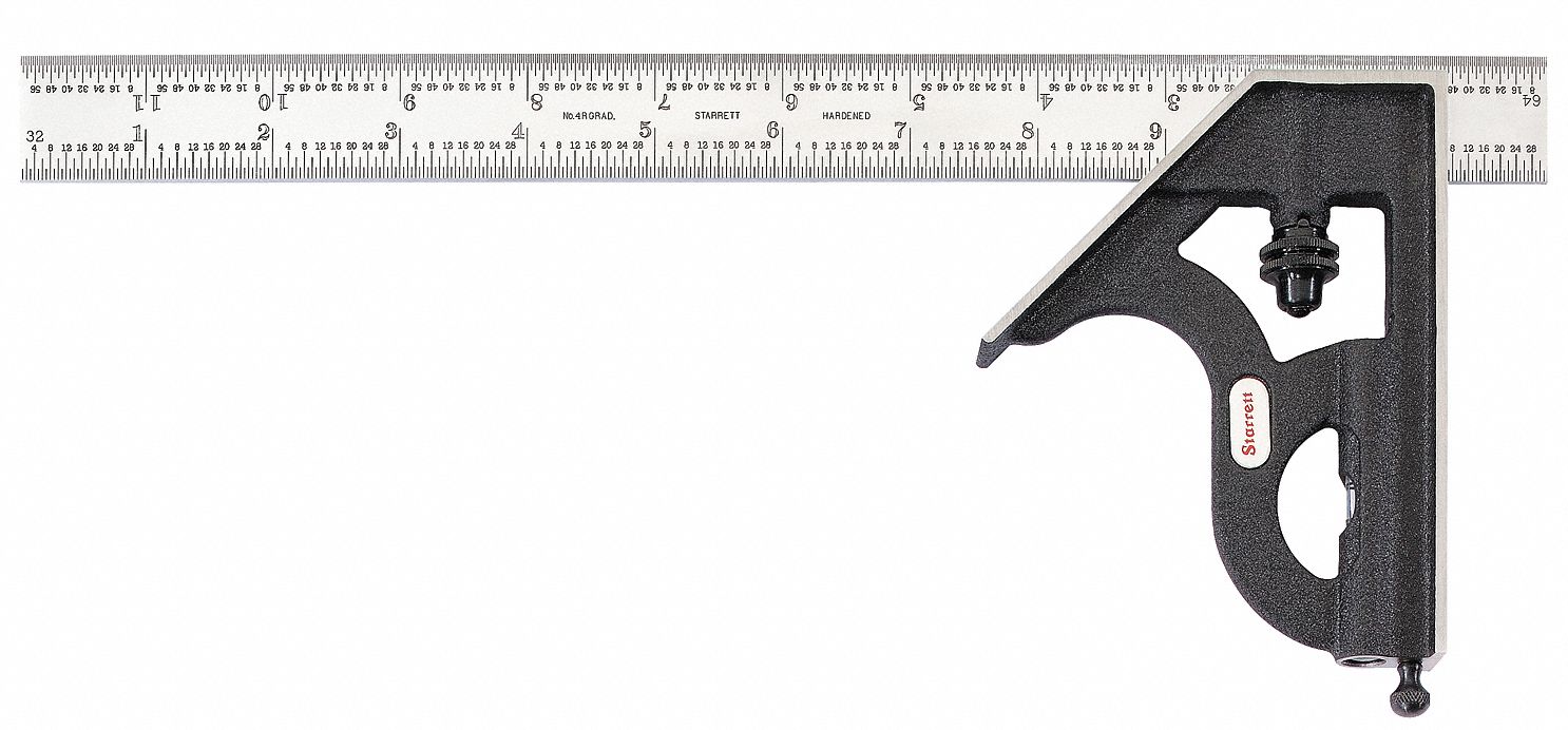Combination Square, 24 In, 2 Pc