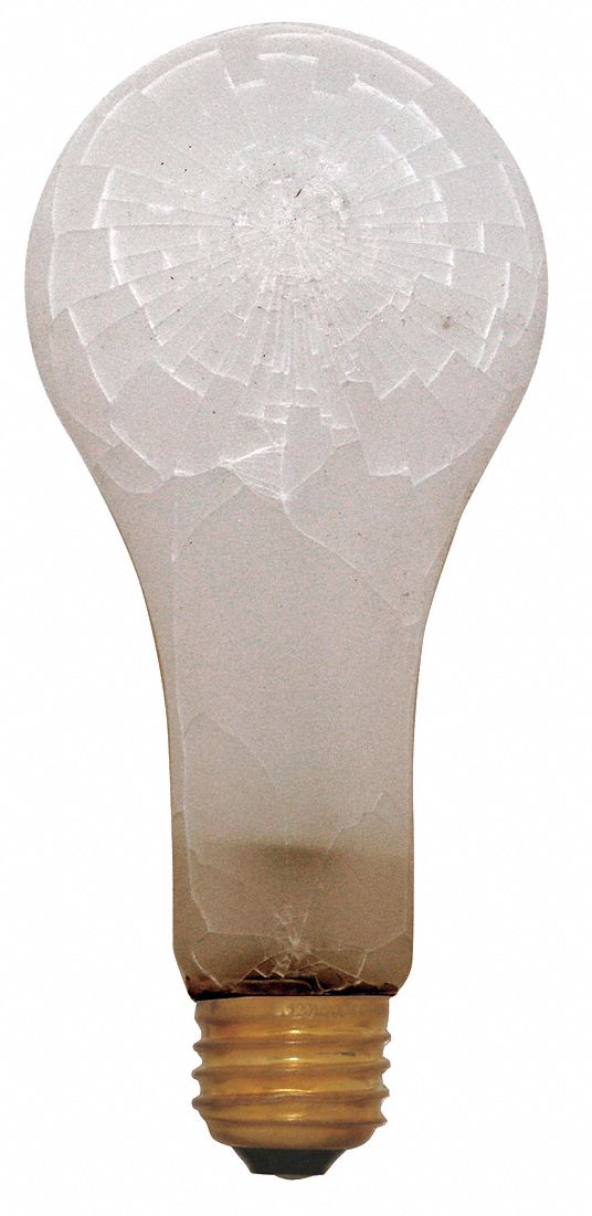 Incandescent Bulb, Safety Coated, A19, 40W