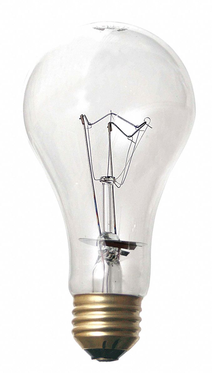 Incandescent Bulb, Safety Coated, A19, 60W