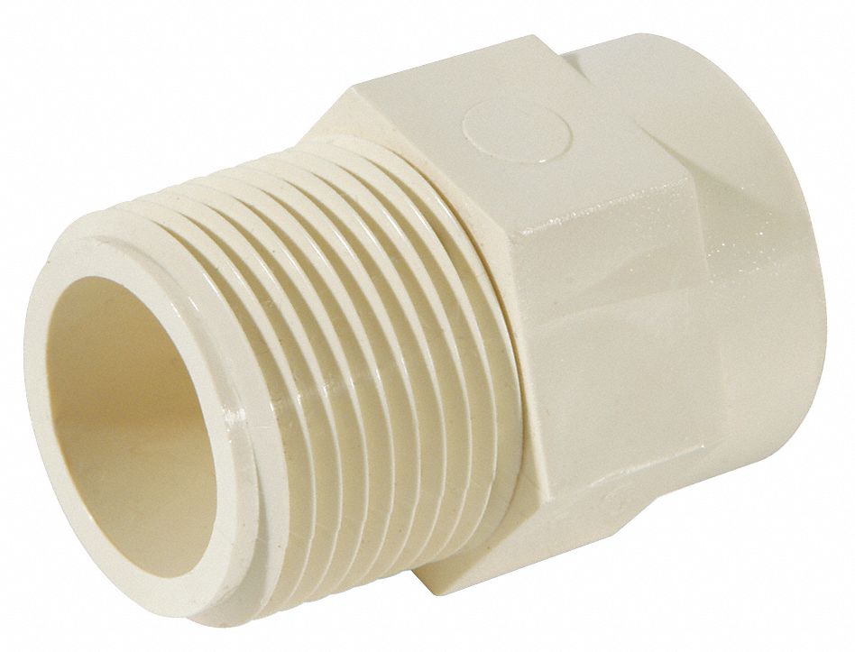 Adapter, 1/2 In, Slip, CPVC