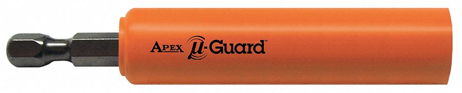 Bit Holder, 3/8 In, 1.5 In L, w/Cover, F