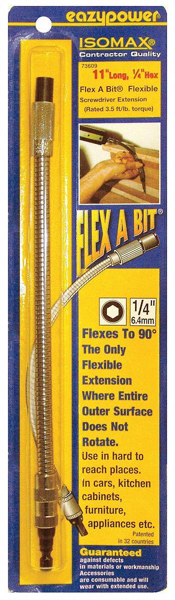 Flexible Extension, 1/4 Dr, 11 In L, Mag