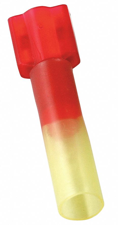 Female Disconnect, Red, 22 to 16 AWG, PK25